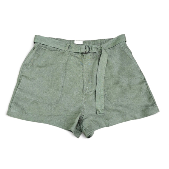 C&C California Green High Waist Shorts, Size L - Picture 1 of 4